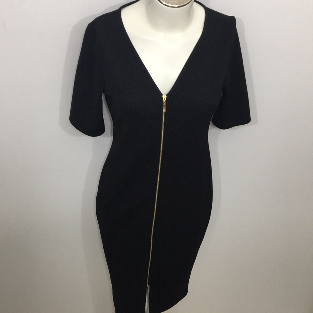 2/$25 Dorothy Perkins Black Midi Classy Dress 10